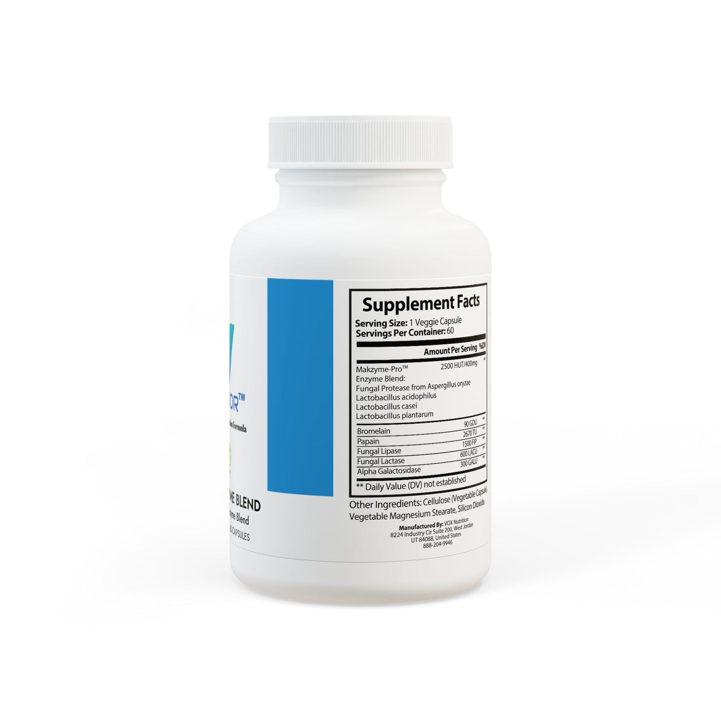 VECEDOR Digestive Enzyme Blend Supplement (60 Capsules) VECEDOR