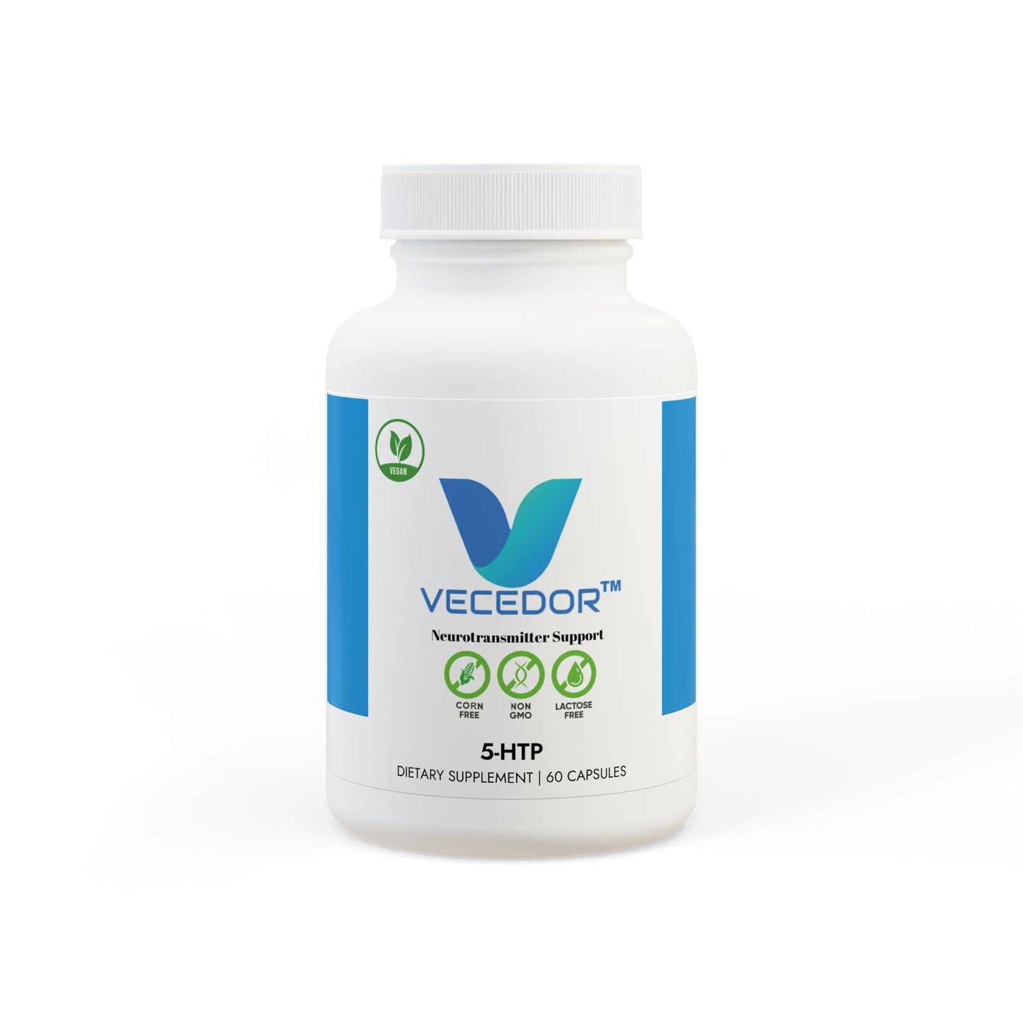 VECEDOR 5-HTP Supplement (60 Capsules) Printify