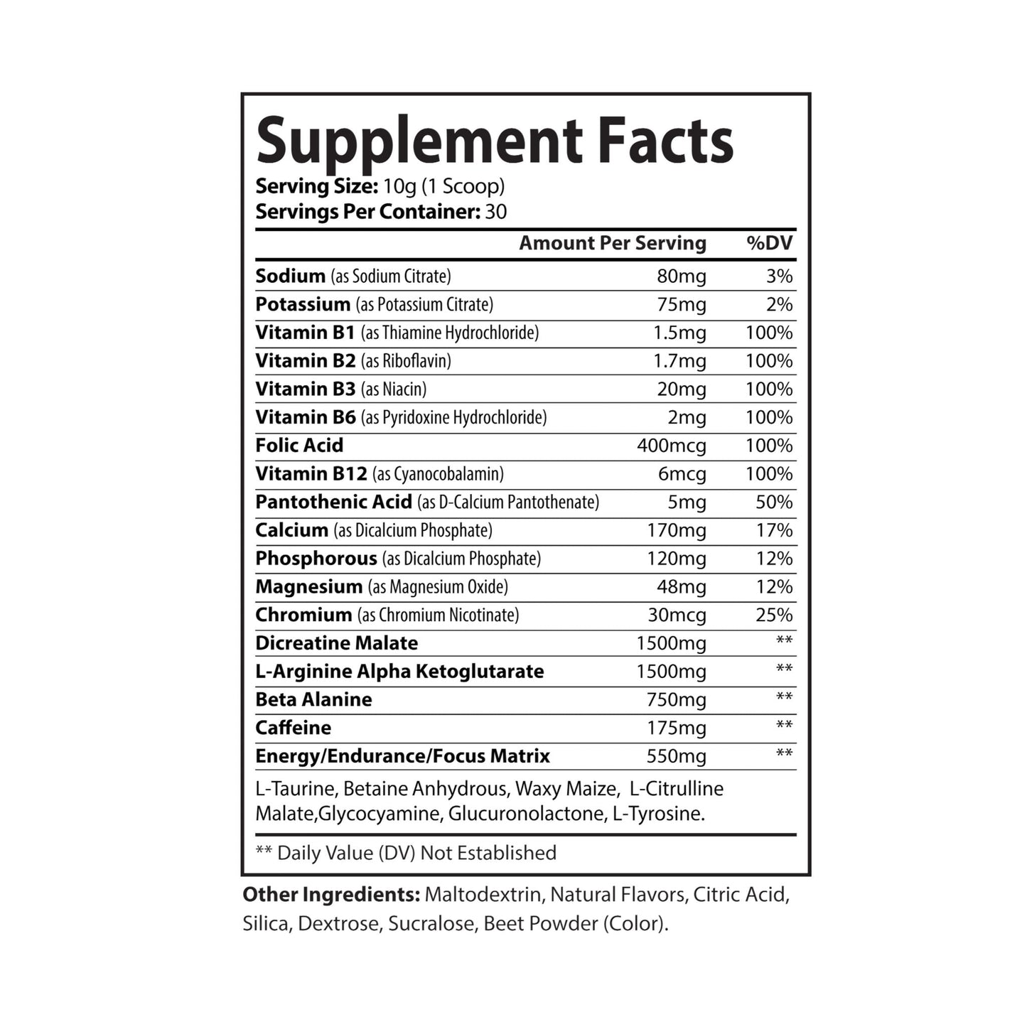 VECEDOR Pre-Workout Supplement, Watermelon (300g, 10.58oz) VECEDOR