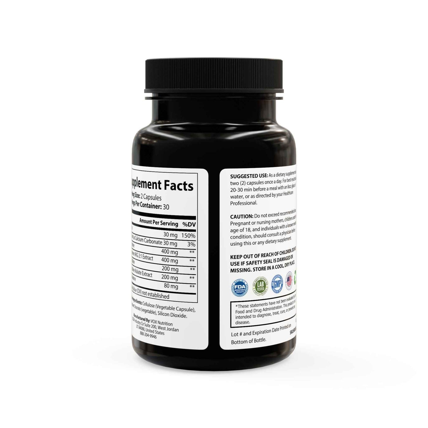 VECEDOR L-Arginine Supplement (60 Capsules)