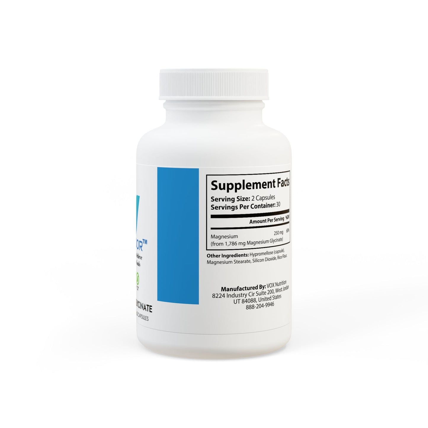 VECEDOR Magnesium Glycinate Supplement (60 Capsules) Printify