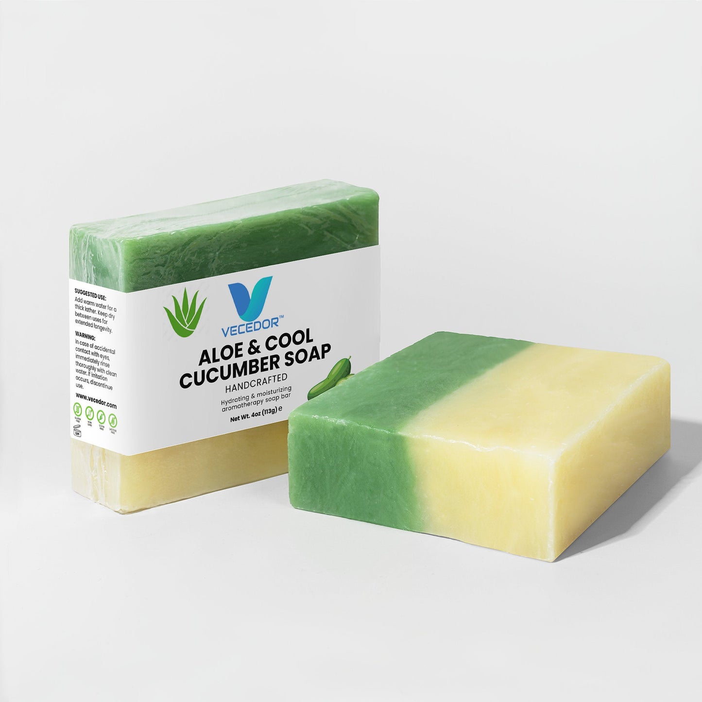 Aloe & Cool Cucumber Soap VECEDOR