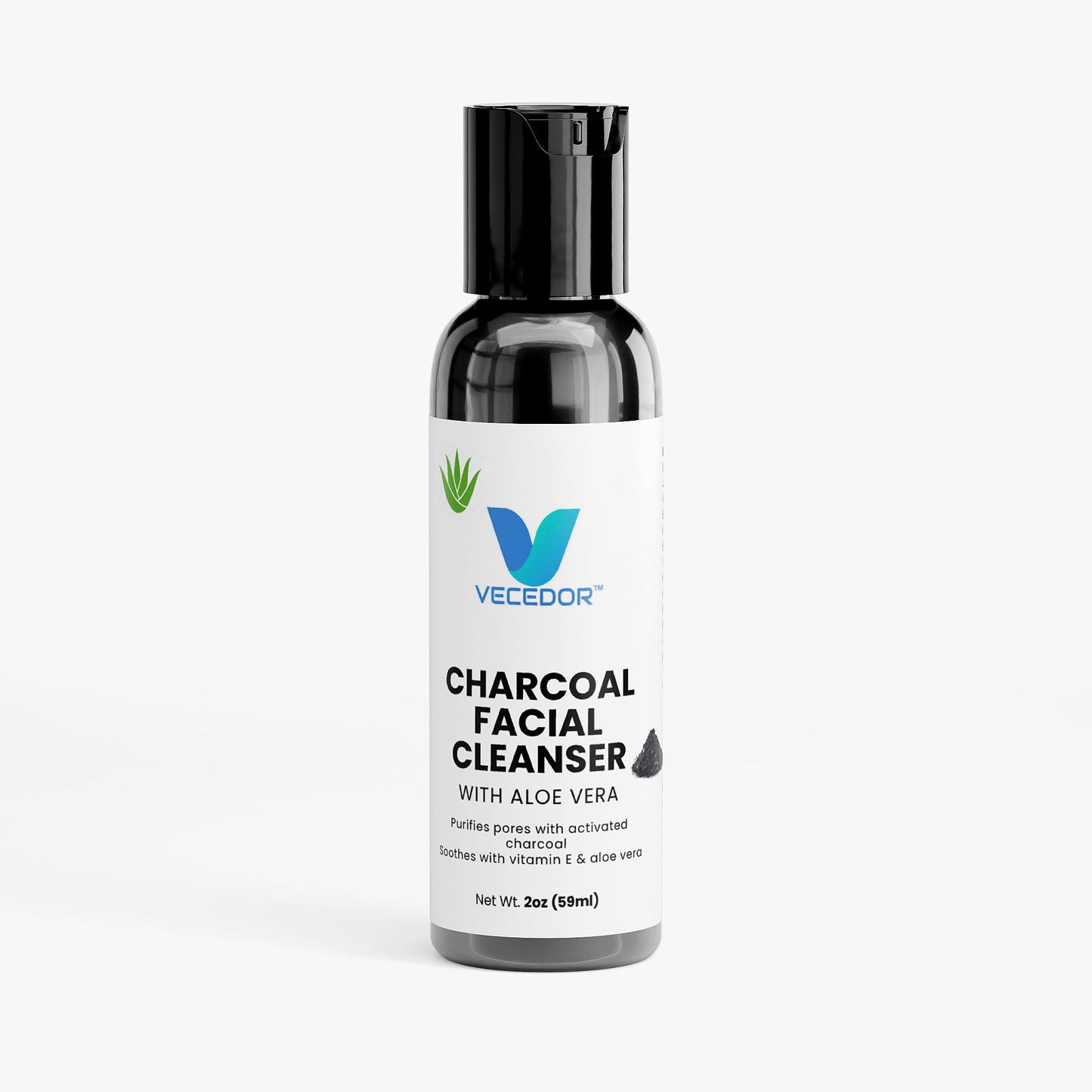 Charcoal Facial Cleanser VECEDOR