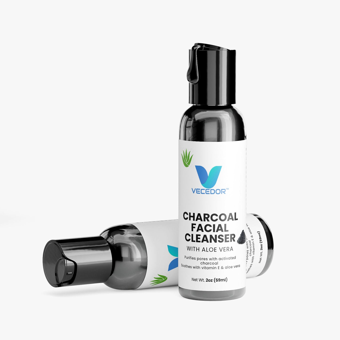 Charcoal Facial Cleanser VECEDOR