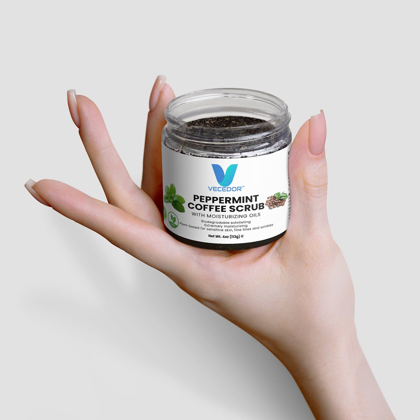 Peppermint Coffee Scrub VECEDOR