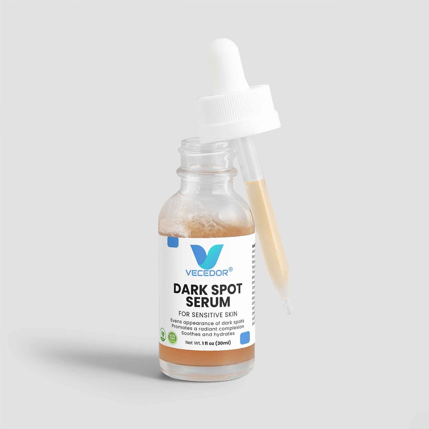 VECEDOR Dark Spot Serum for Sensitive Skin – Brightening, Even Tone & Hyperpigmentation Treatment, 1 fl oz