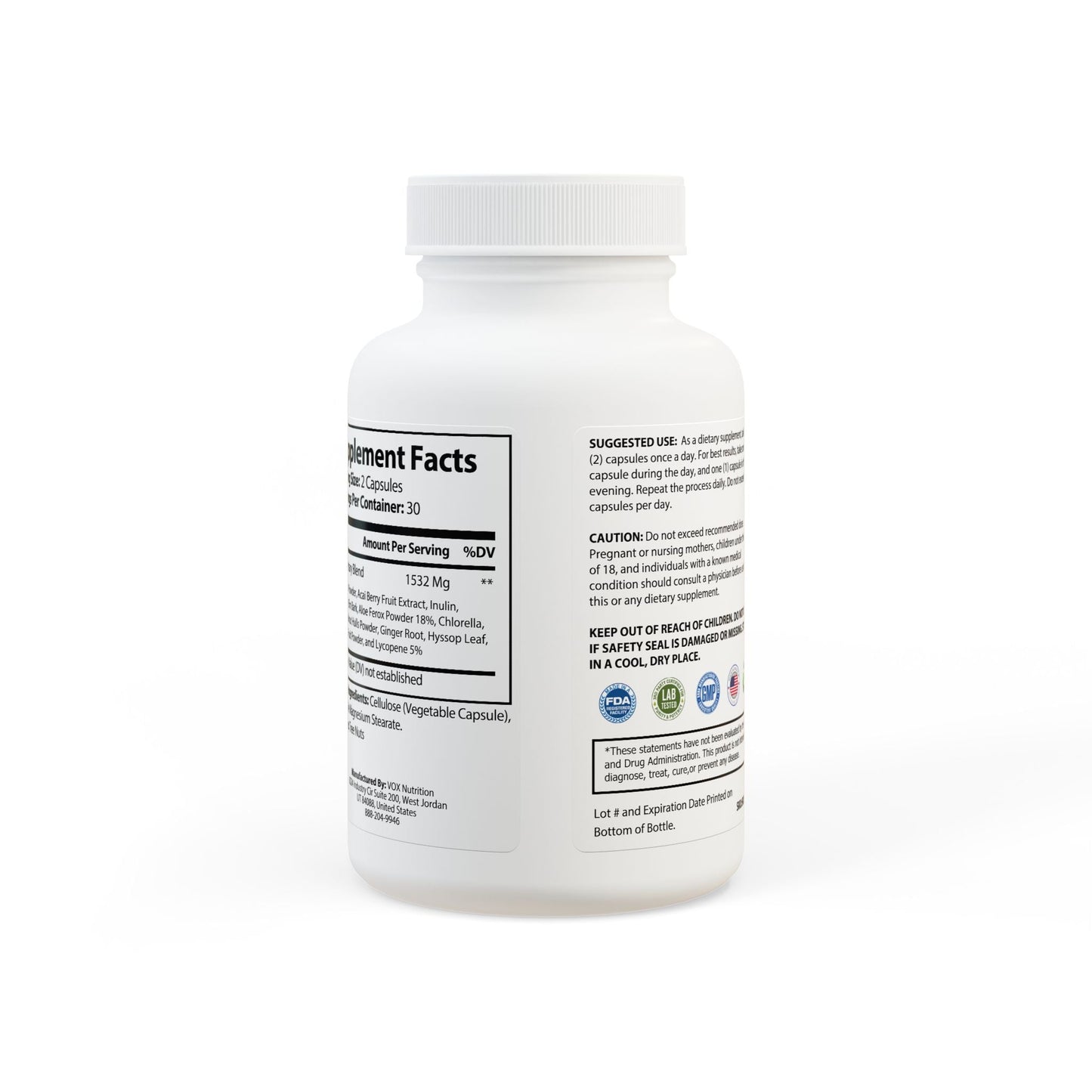 VECEDOR Acai Berry Complex Supplement (60 Capsules) VECEDOR