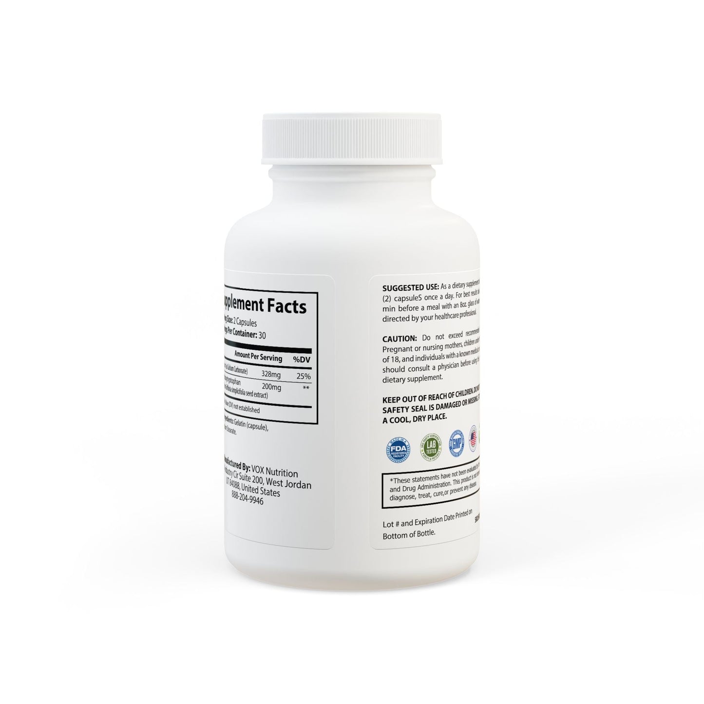 VECEDOR 5-HTP Supplement (60 Capsules) Printify