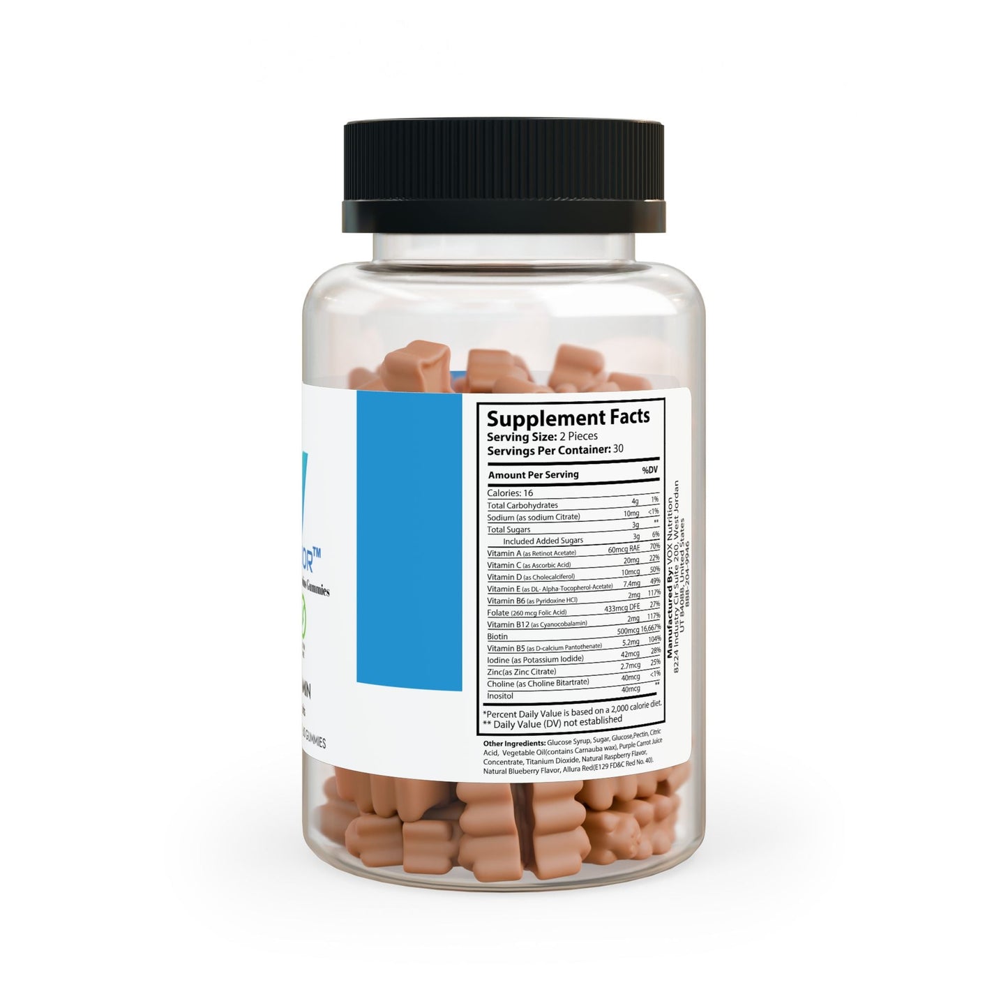 VECEDOR Hair Vitamin Gummies (60 Gummies) Printify