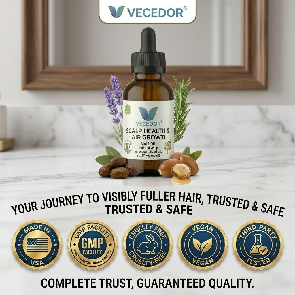 VECEDOR Hair Oil for Scalp Health and Hair Growth
