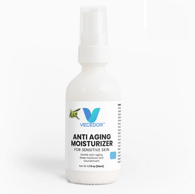 How to Keep Sensitive Skin Youthful with Vecedor Sensitive Skin Anti-Aging Moisturizer