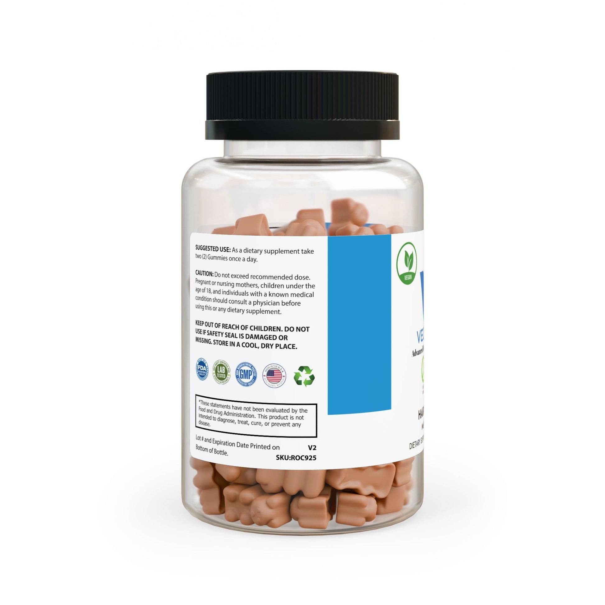 VECEDOR Hair Vitamin Gummies (60 Gummies) Printify