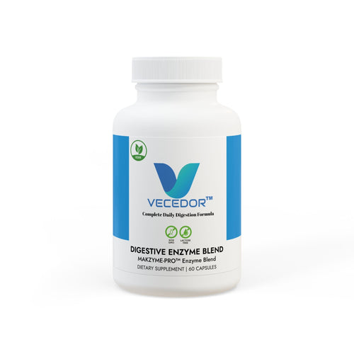 VECEDOR Digestive Enzyme Blend Supplement (60 Capsules) Printify