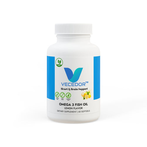 VECEDOR Omega 3 Fish Oil Supplement (60 Softgels) Printify