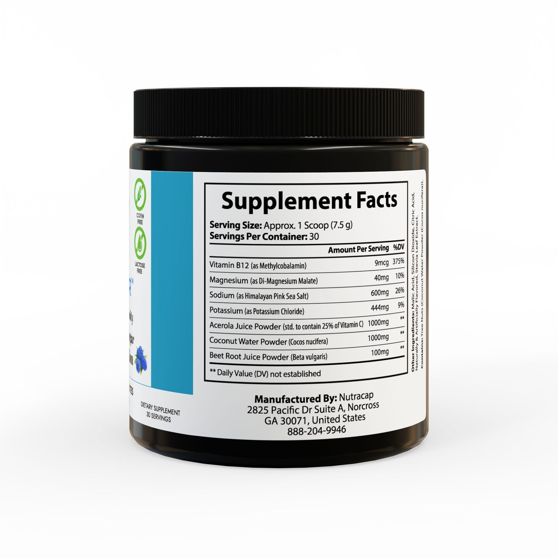 VECEDOR ION + Select Electrolyte Supplement (225g, 7.9oz) VECEDOR