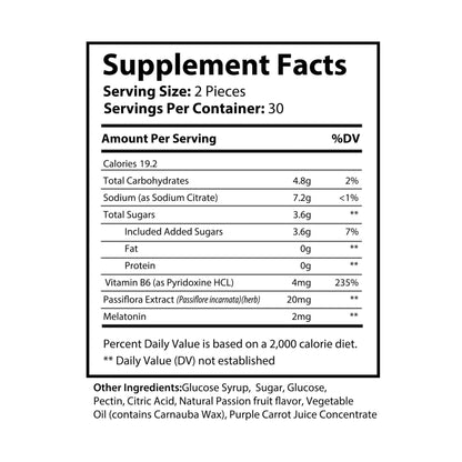 VECEDOR Sleep Well Gummies (60 Gummies)