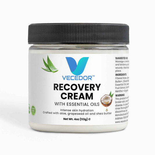 VECEDOR Recovery Cream – Restorative Face & Body Moisturizer for Dry, Sensitive & Damaged Skin – Hydrating & Healing Cream, 2oz