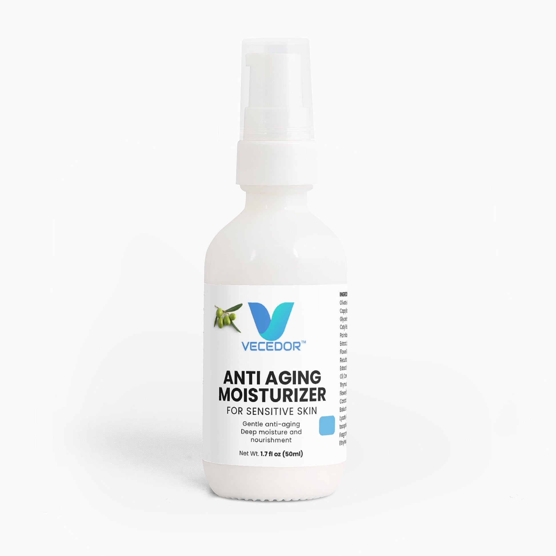 Anti Aging Moisturizer for Sensitive Skin VECEDOR