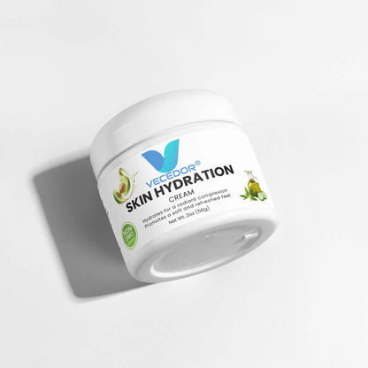 VECEDOR Skin Hydration Cream – Daily Face & Body Moisturizer with Hyaluronic Acid for Dry & Sensitive Skin, 2oz