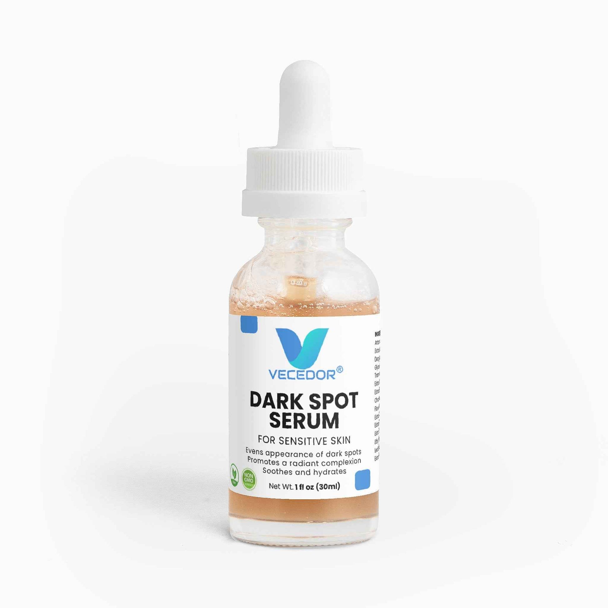 VECEDOR Dark Spot Serum for Sensitive Skin – Brightening, Even Tone & Hyperpigmentation Treatment, 1 fl oz