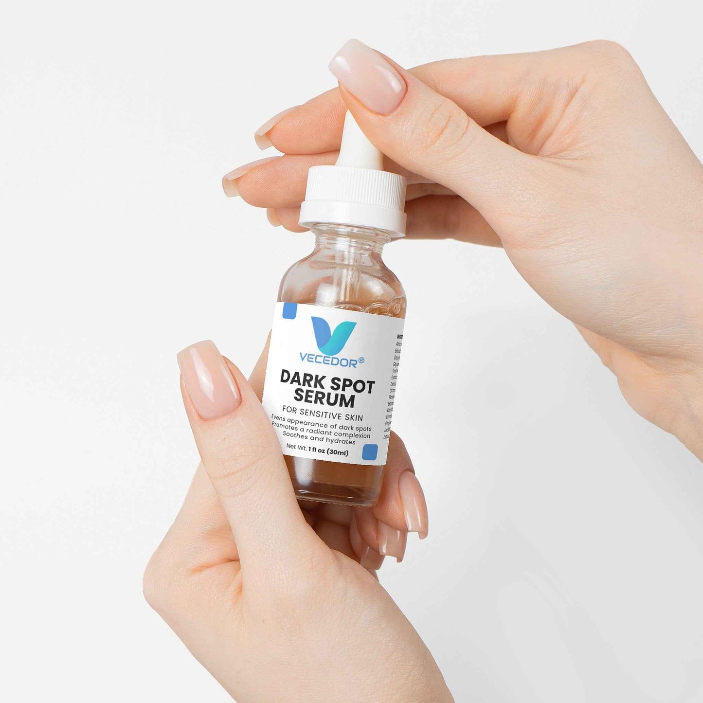 VECEDOR Dark Spot Serum for Sensitive Skin – Brightening, Even Tone & Hyperpigmentation Treatment, 1 fl oz