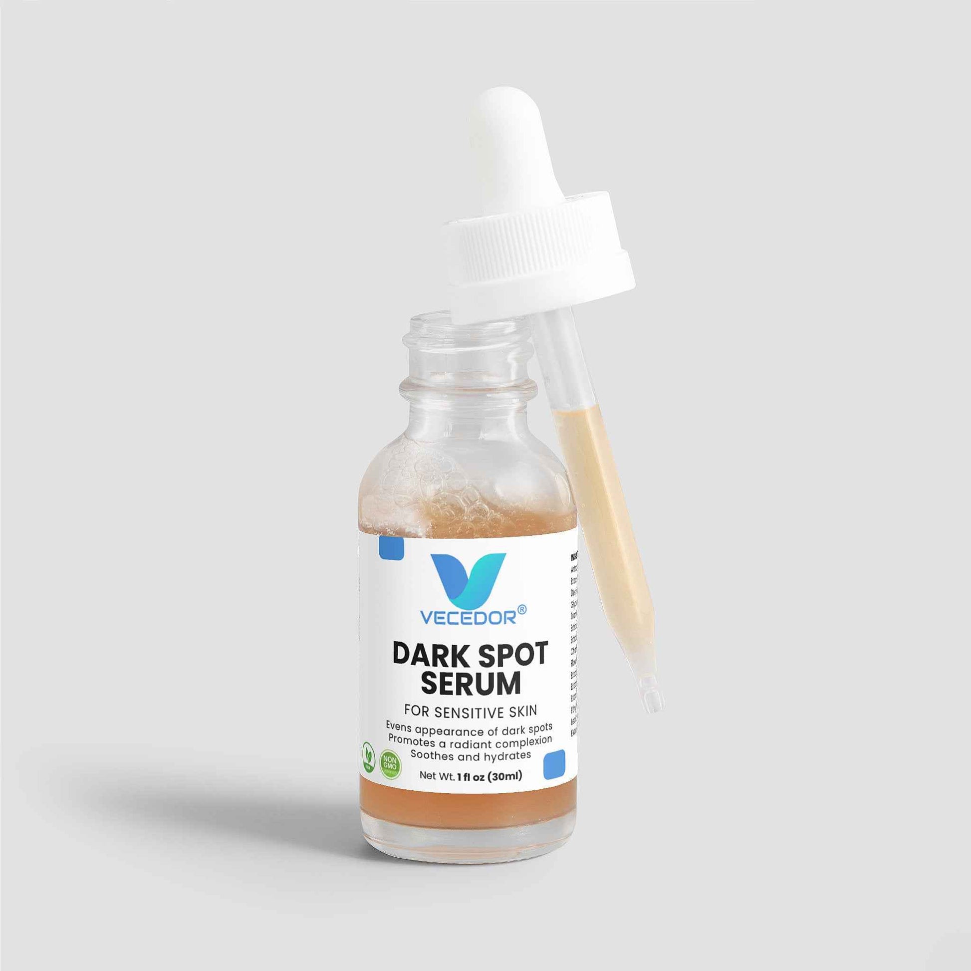 VECEDOR Dark Spot Serum for Sensitive Skin – Brightening, Even Tone & Hyperpigmentation Treatment, 1 fl oz