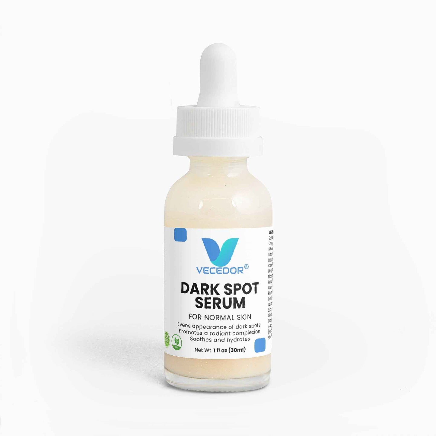 VECEDOR Dark Spot Serum for Normal Skin – Brightening, Even Tone & Hyperpigmentation Treatment, 1 fl oz