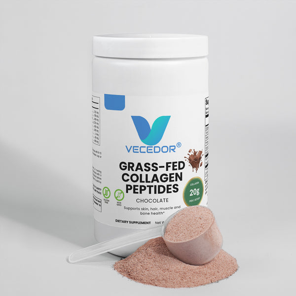 VECEDOR Grass-Fed Collagen Peptides Powder (Chocolate)