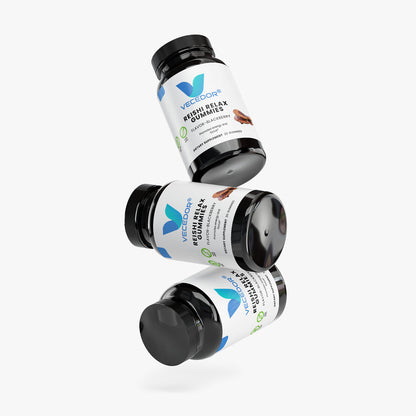 VECEDOR Reishi Relax Gummies for Calm & Wellness | Natural Adaptogen Support