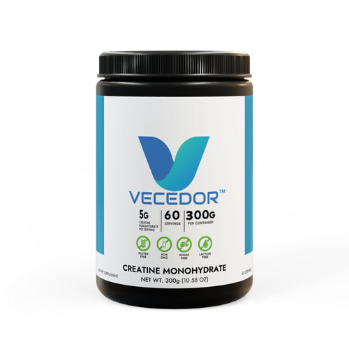 VECEDOR Creatine Monohydrate Supplement (300g, 10.58oz) 60 Servings Printify