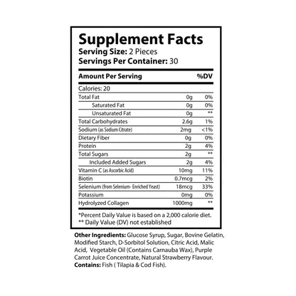VECEDOR Collagen Gummies (60 Gummies) VECEDOR