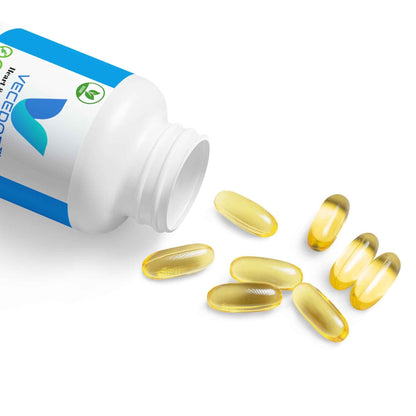 VECEDOR Omega 3 Fish Oil Supplement (60 Softgels)