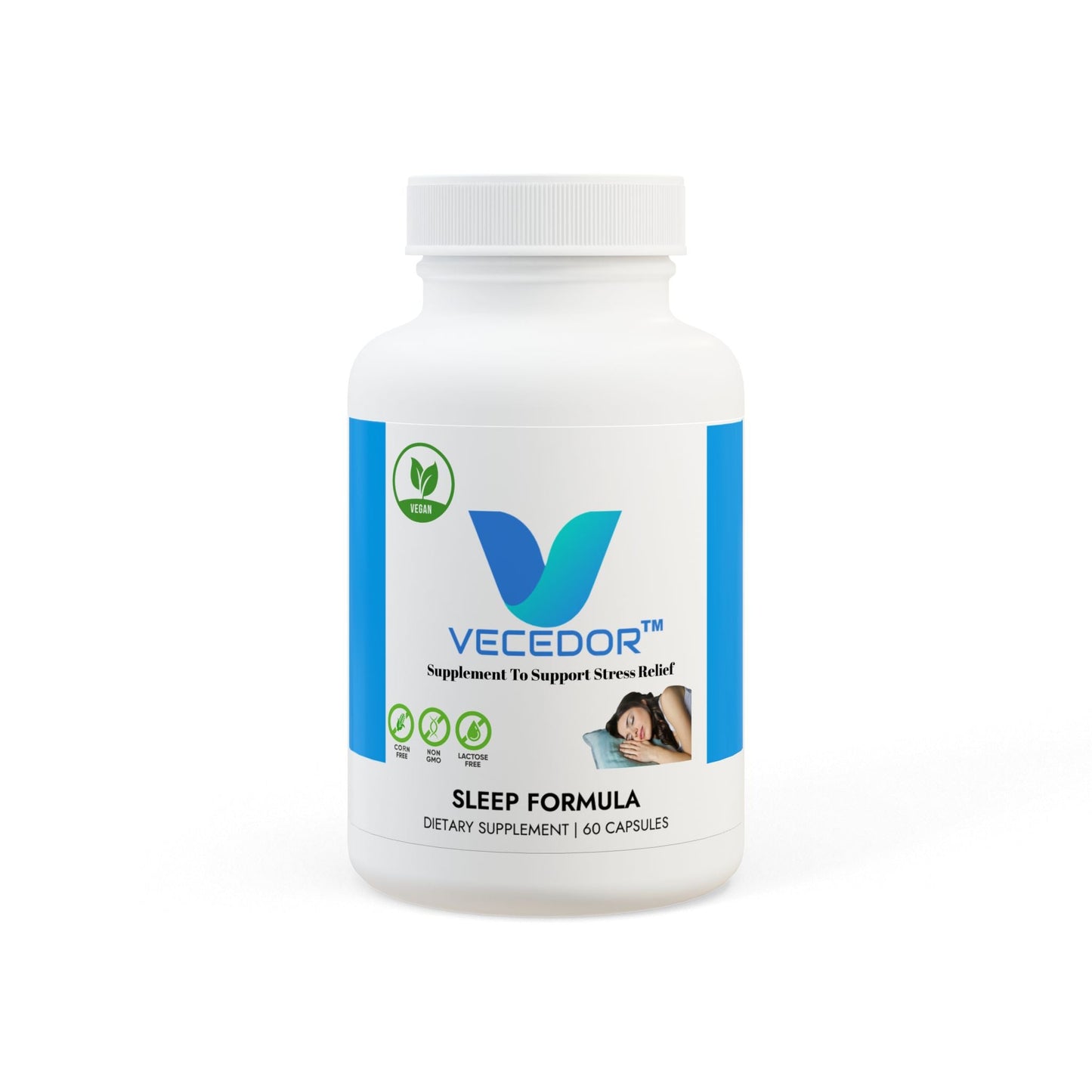 VECEDOR Sleep Supplement (60 Capsules) Printify