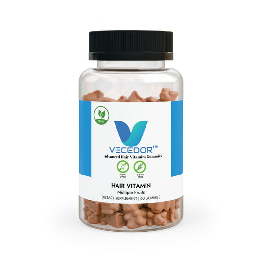 VECEDOR Hair Vitamin Gummies (60 Gummies) Printify
