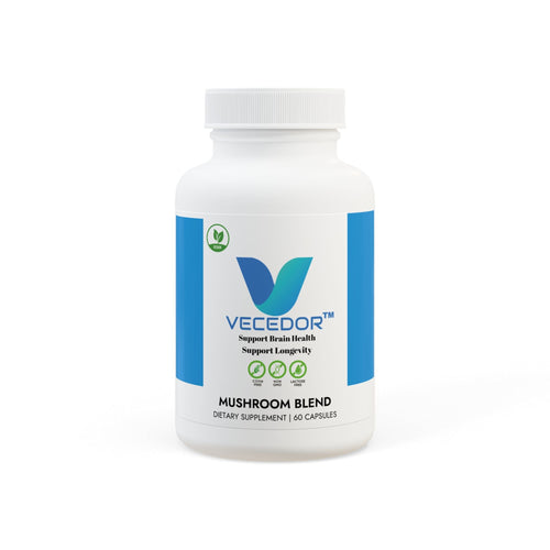 VECEDOR Mushroom Blend Supplement (60 Capsules) Printify