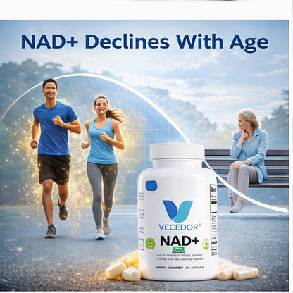 VECEDOR NAD+ Supplement – Cellular Energy & Anti-Aging Support Formula VECEDOR
