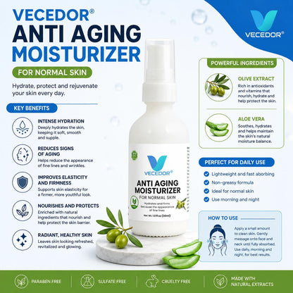 VECEDOR Anti Aging Moisturizer for Normal Skin