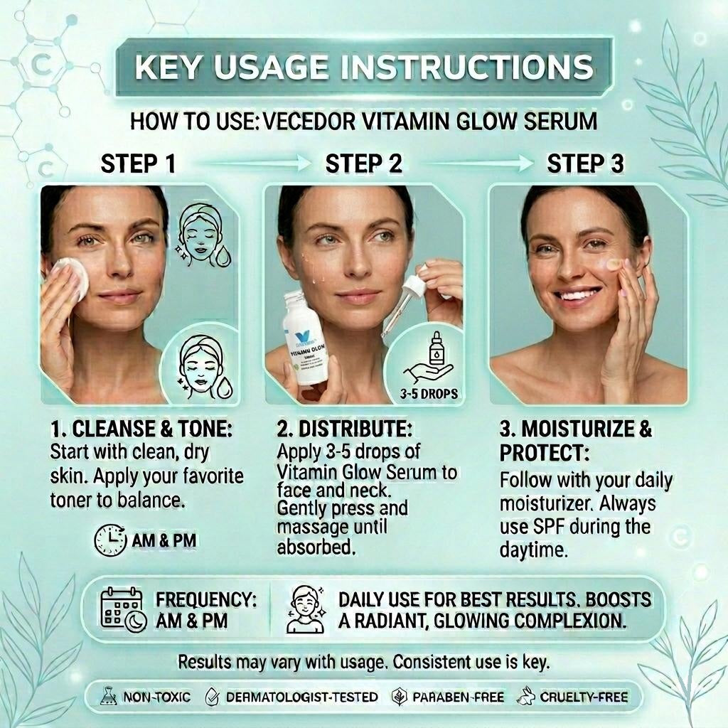 VECEDOR Vitamin Glow Serum 1fl oz