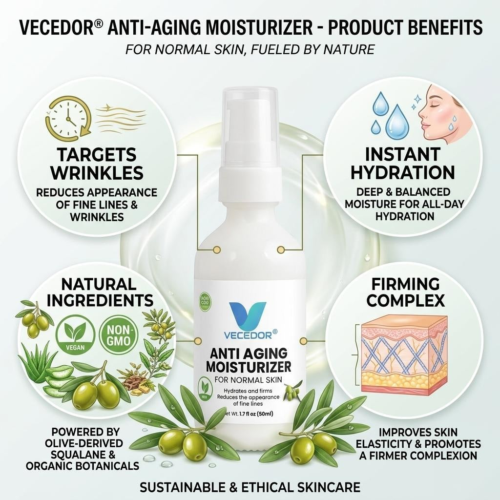 VECEDOR Anti Aging Moisturizer for Normal Skin
