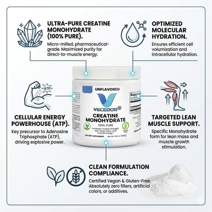 VECEDOR Creatine Monohydrate