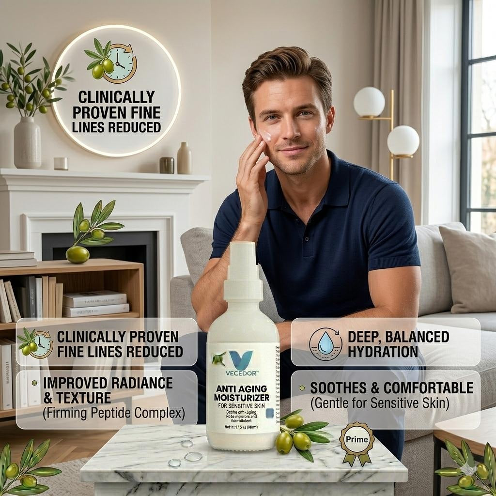 VECEDOR Anti Aging Moisturizer for Sensitive Skin