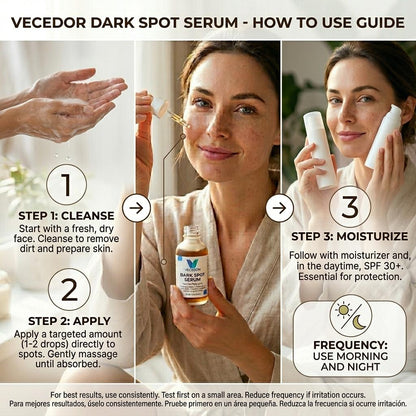VECEDOR Dark Spot Serum for Normal Skin – Brightening, Even Tone & Hyperpigmentation Treatment, 1 fl oz