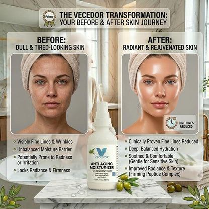 VECEDOR Anti Aging Moisturizer for Sensitive Skin