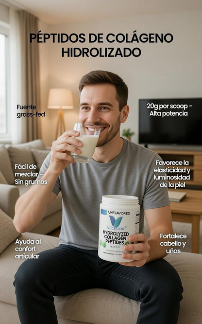 VECEDOR Grass-Fed Collagen Peptides Powder (Unflavored)