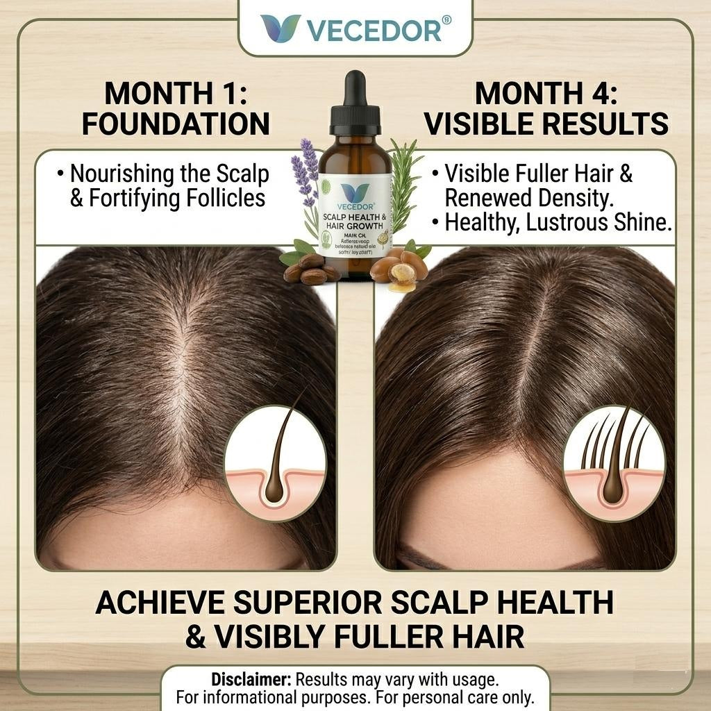 VECEDOR Hair Oil for Scalp Health and Hair Growth