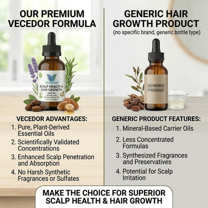 VECEDOR Hair Oil for Scalp Health and Hair Growth