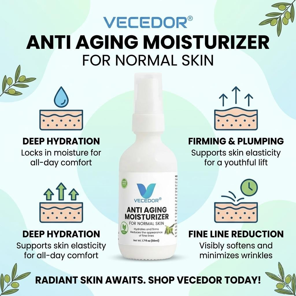 VECEDOR Anti Aging Moisturizer for Normal Skin