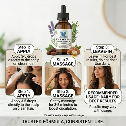 VECEDOR Hair Oil for Scalp Health and Hair Growth