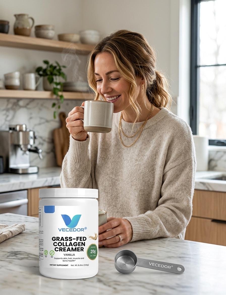 VECEDOR Grass-Fed Collagen Creamer (Vanilla)