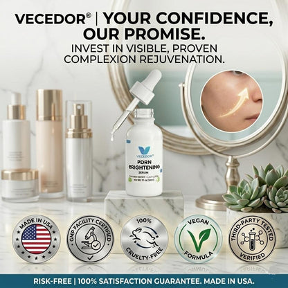 VECEDOR PDRN Brightening Serum – Advanced Skin Repair & Radiance Boost with DNA Complex